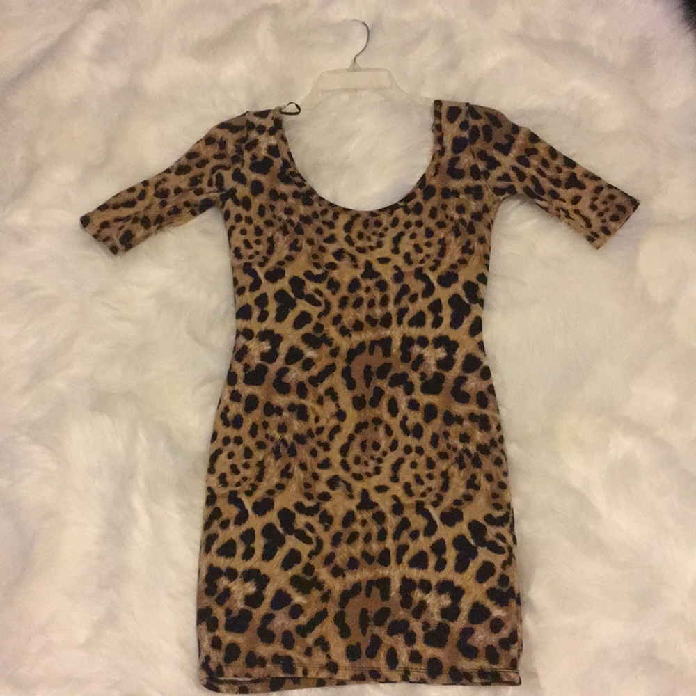 Cheetah print dress